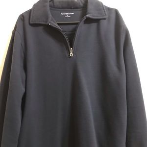 Croft & Barrow Navy Pull Over Mens L